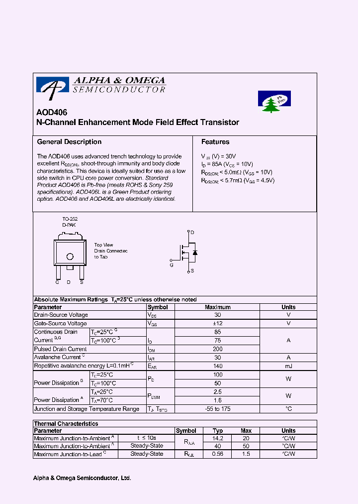 AOD406_5208896.PDF Datasheet