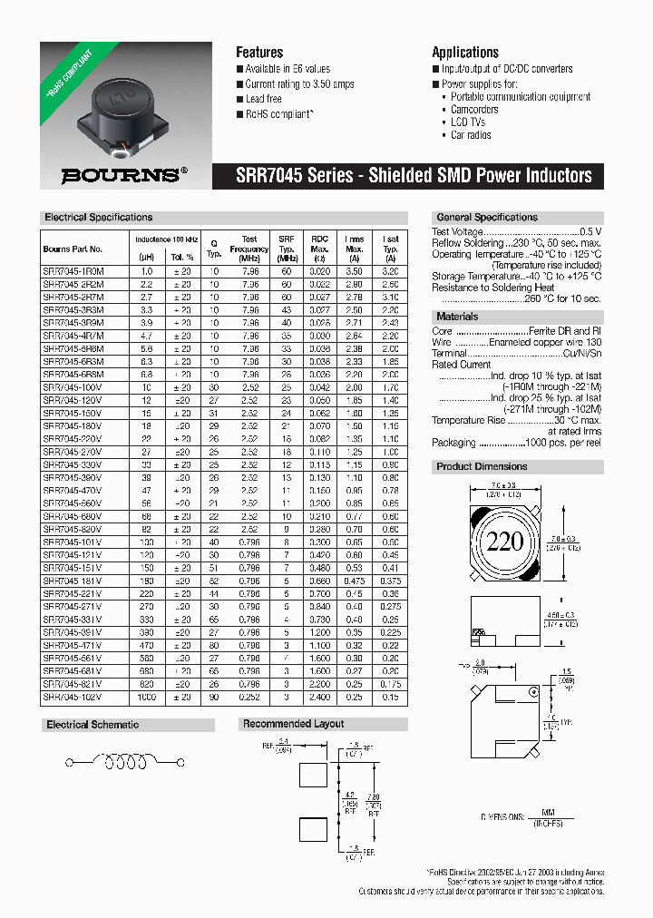 SRR7045-150M_5231166.PDF Datasheet