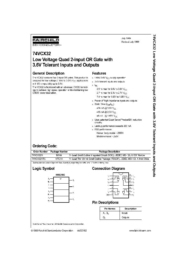 74VCX32M_5254810.PDF Datasheet