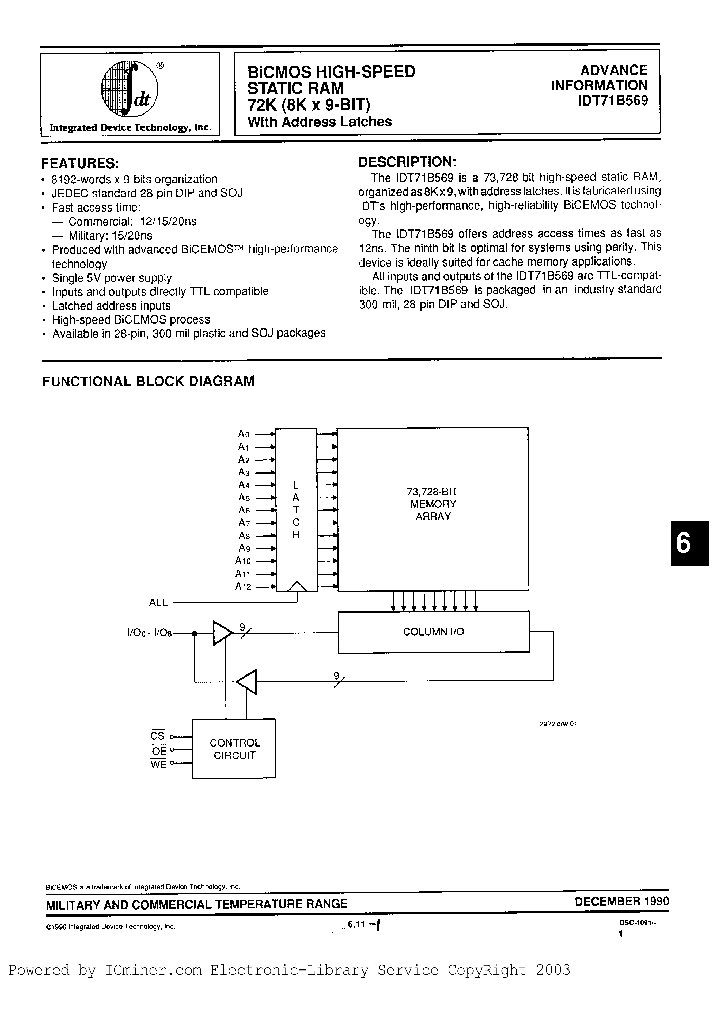 IDT71B569S12TD_5268511.PDF Datasheet