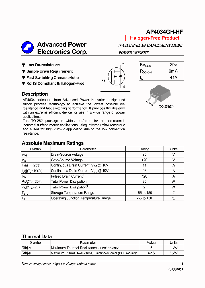 AP4034GH-HF_5283473.PDF Datasheet