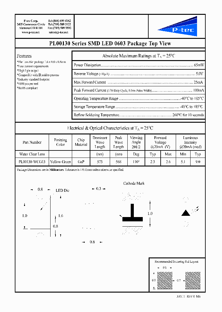 PL00130-WCG13_5288190.PDF Datasheet