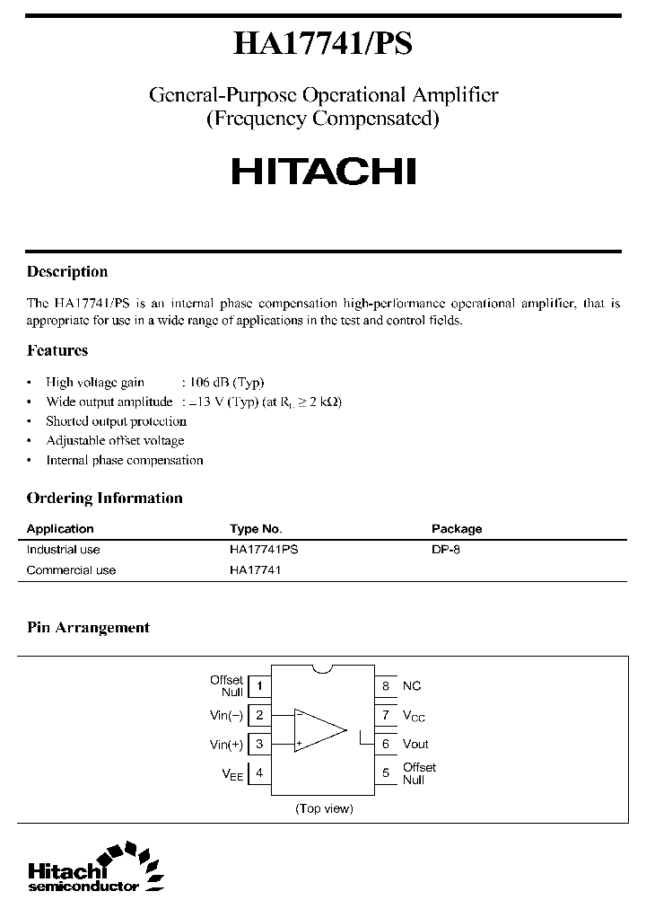 HA17741_5289624.PDF Datasheet