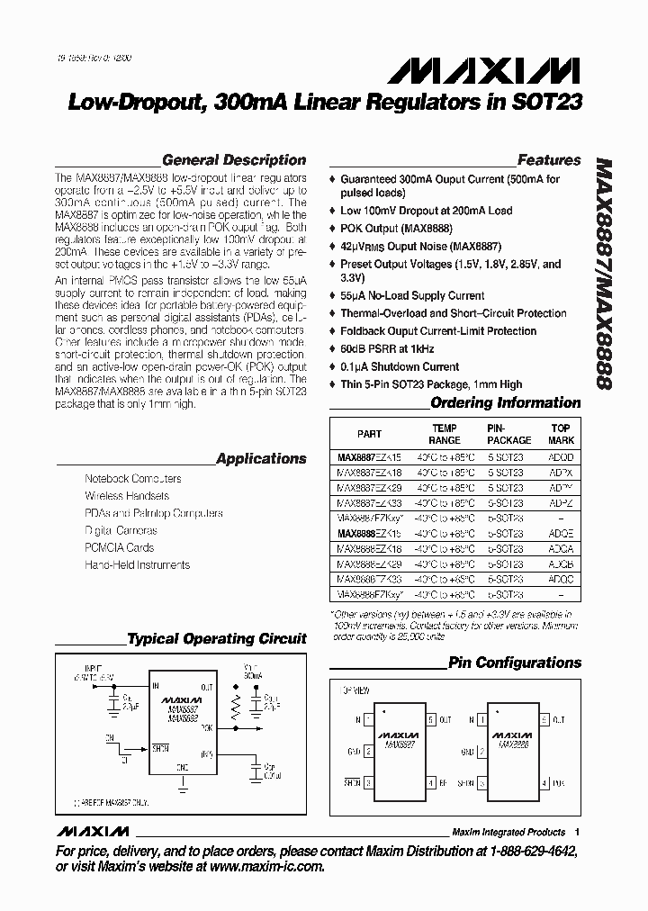 MAX8887EZK15_5294505.PDF Datasheet