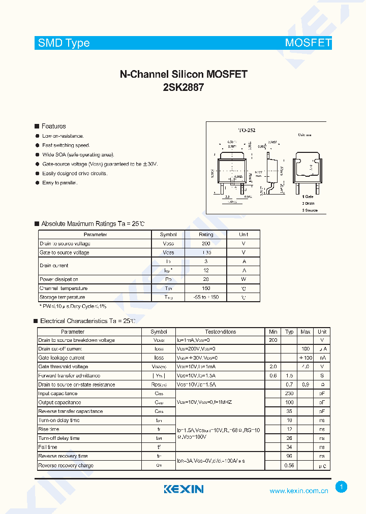 2SK2887_5298929.PDF Datasheet
