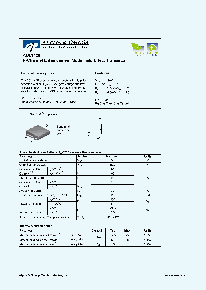 AOL142008_5300398.PDF Datasheet