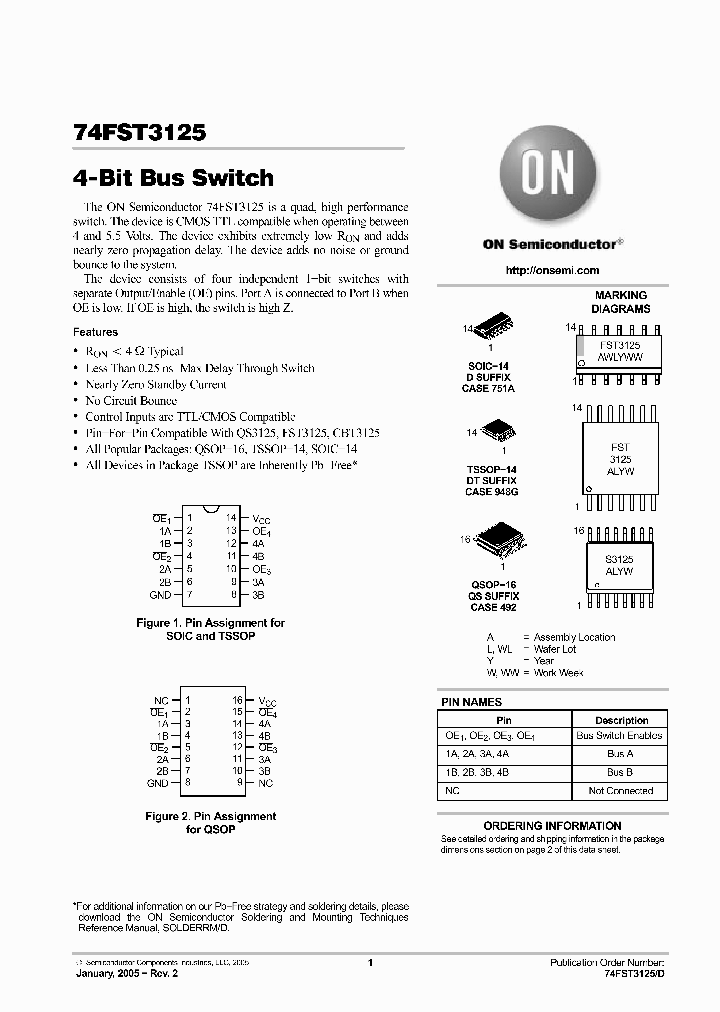 74FST3125_5303757.PDF Datasheet