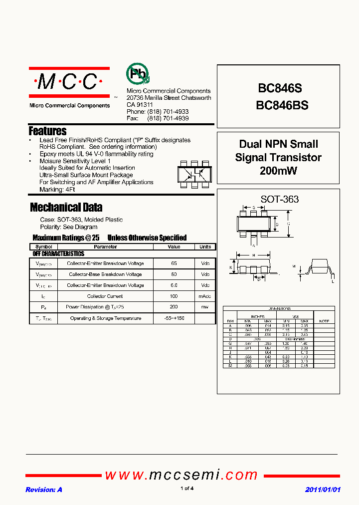 BC846S_5314779.PDF Datasheet