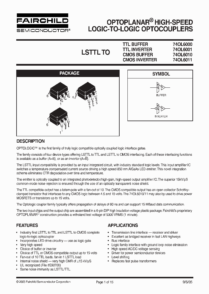 74OL6001NL_5316718.PDF Datasheet Download