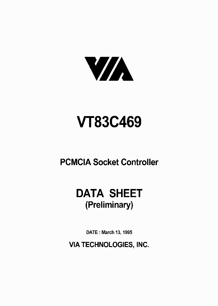 VT83C469_5344407.PDF Datasheet