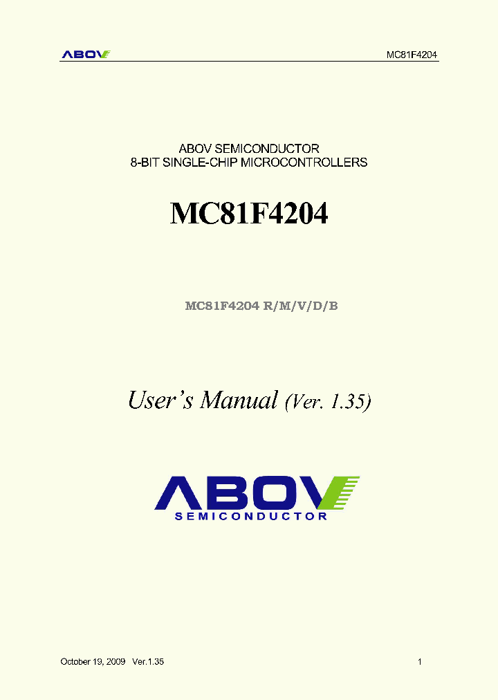 MC81F4204R_5346201.PDF Datasheet