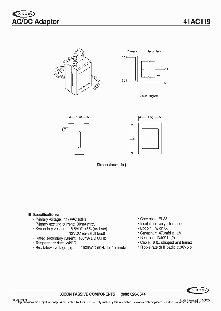 41AC119_5354713.PDF Datasheet