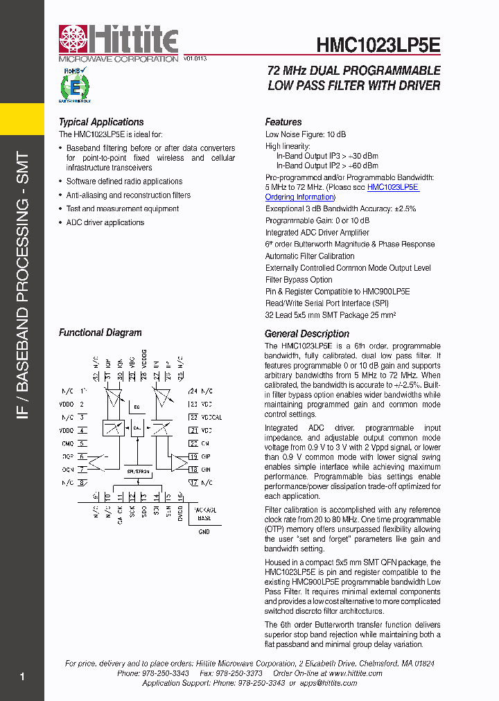 HMC1023LP5E_5355889.PDF Datasheet