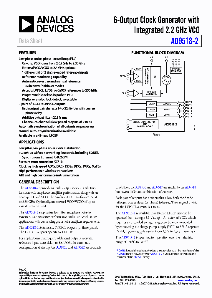 AD9518-2A-PCBZ_5360609.PDF Datasheet