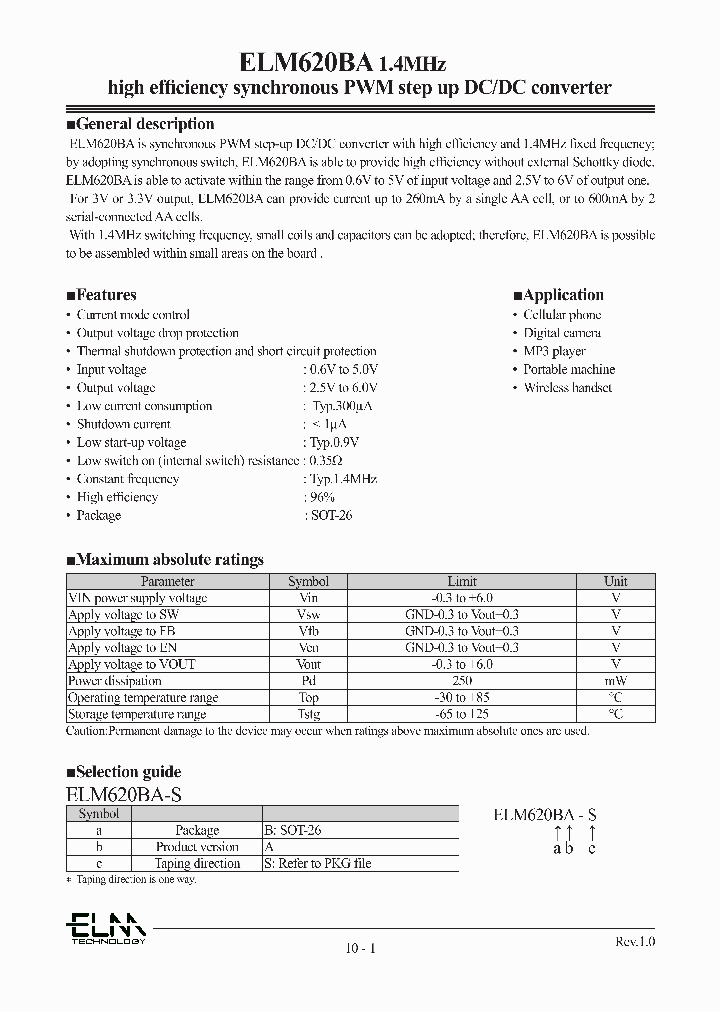 ELM620BA_5369966.PDF Datasheet