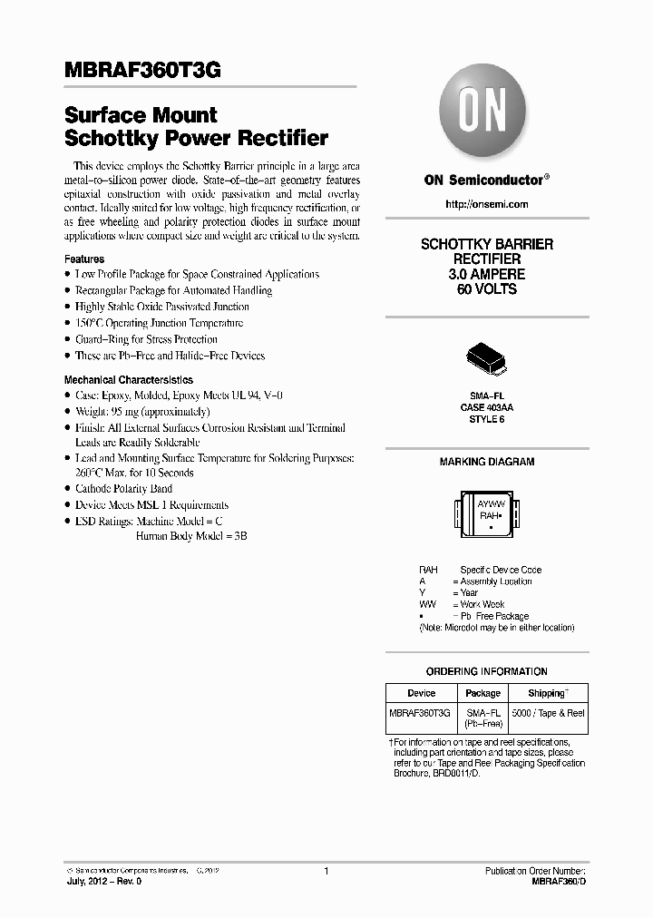 MBRAF360T3G_5373284.PDF Datasheet