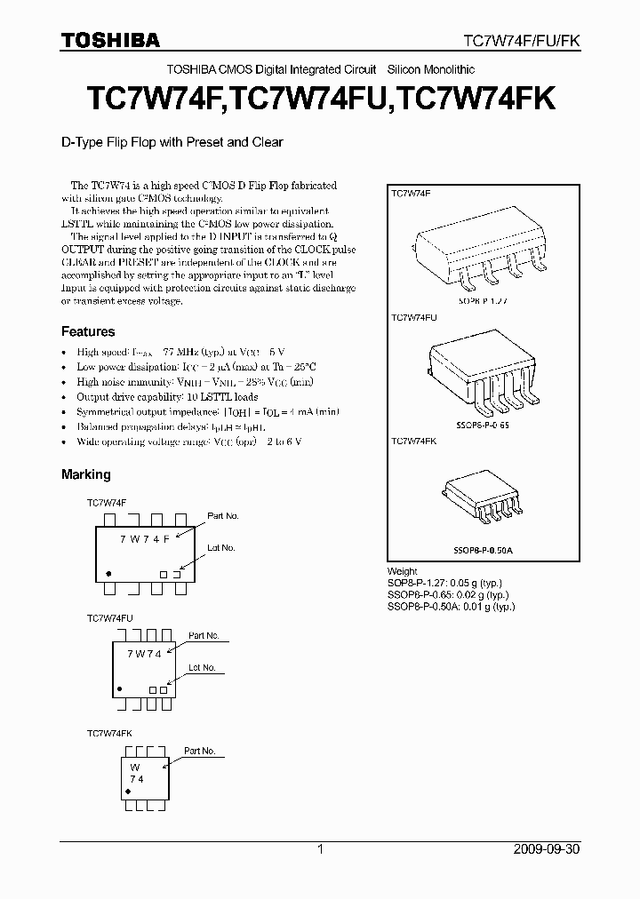 TC7W74FK09_5377895.PDF Datasheet