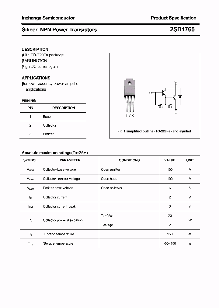 2SD1765_5385173.PDF Datasheet