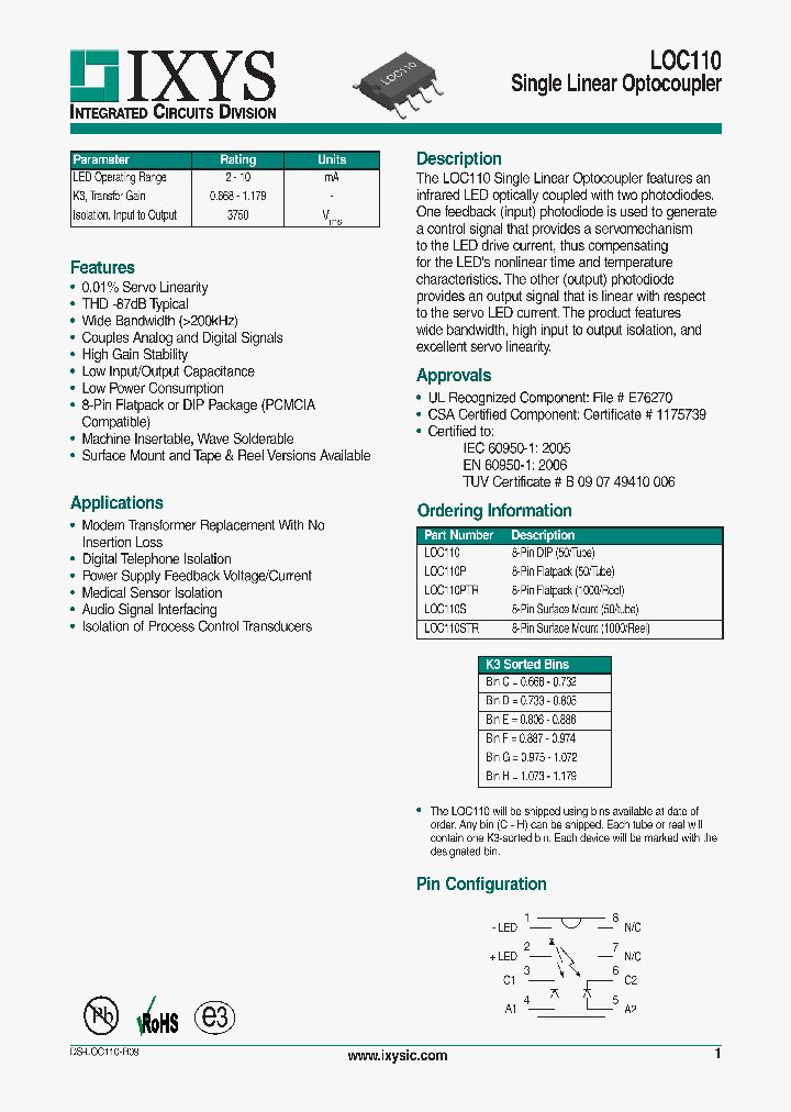 LOC110_5385539.PDF Datasheet Download --- IC-ON-LINE