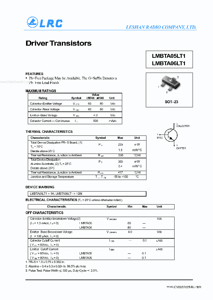 LMBTA05LT1_5387449.PDF Datasheet