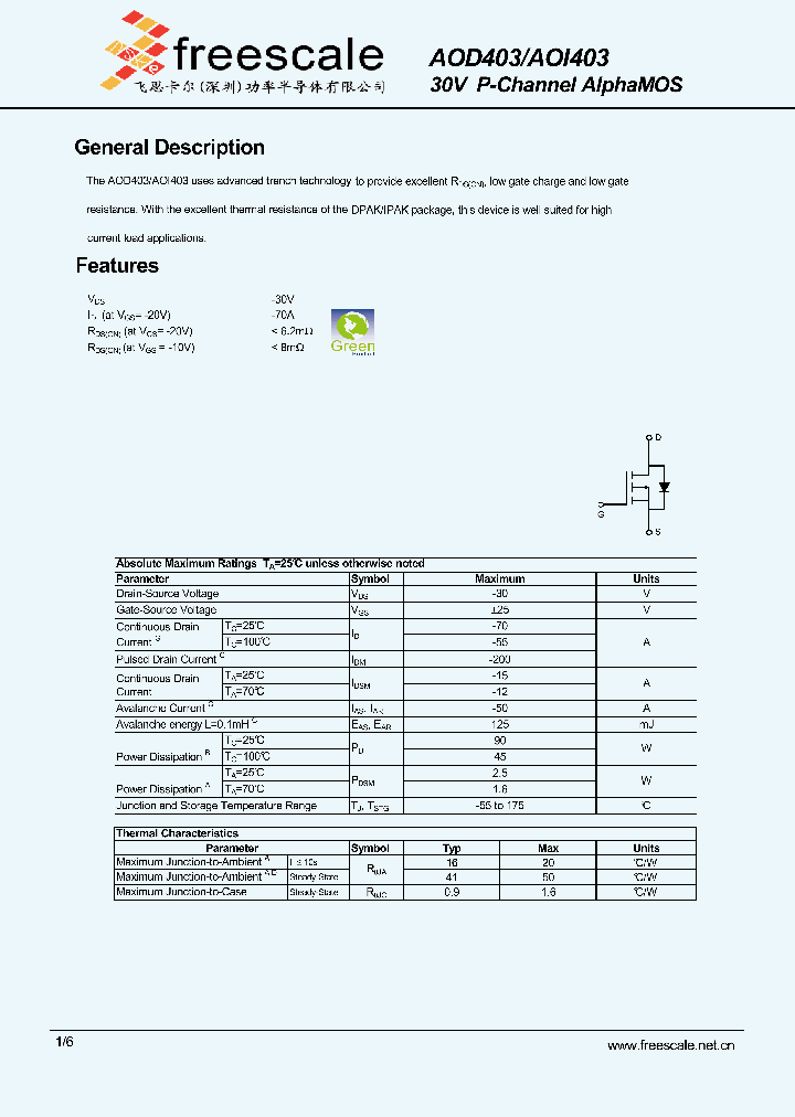 AOI403_5394085.PDF Datasheet