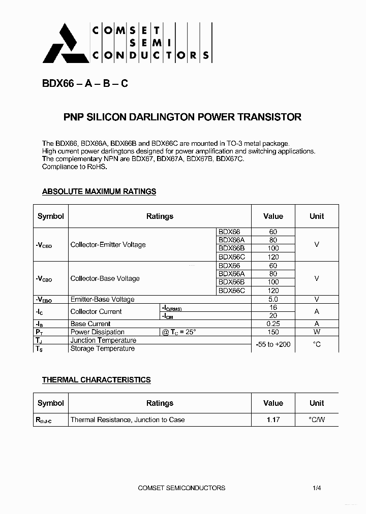 BDX66_5397945.PDF Datasheet