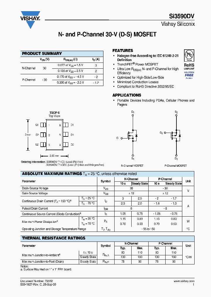 SI3590DV-T1-GE3_5403363.PDF Datasheet