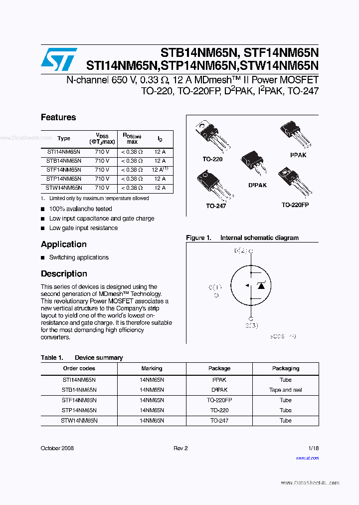 STB14NM65N_5404983.PDF Datasheet