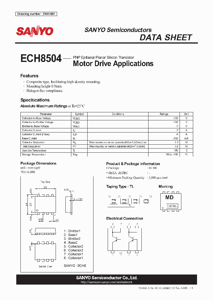 ECH8504_5412662.PDF Datasheet