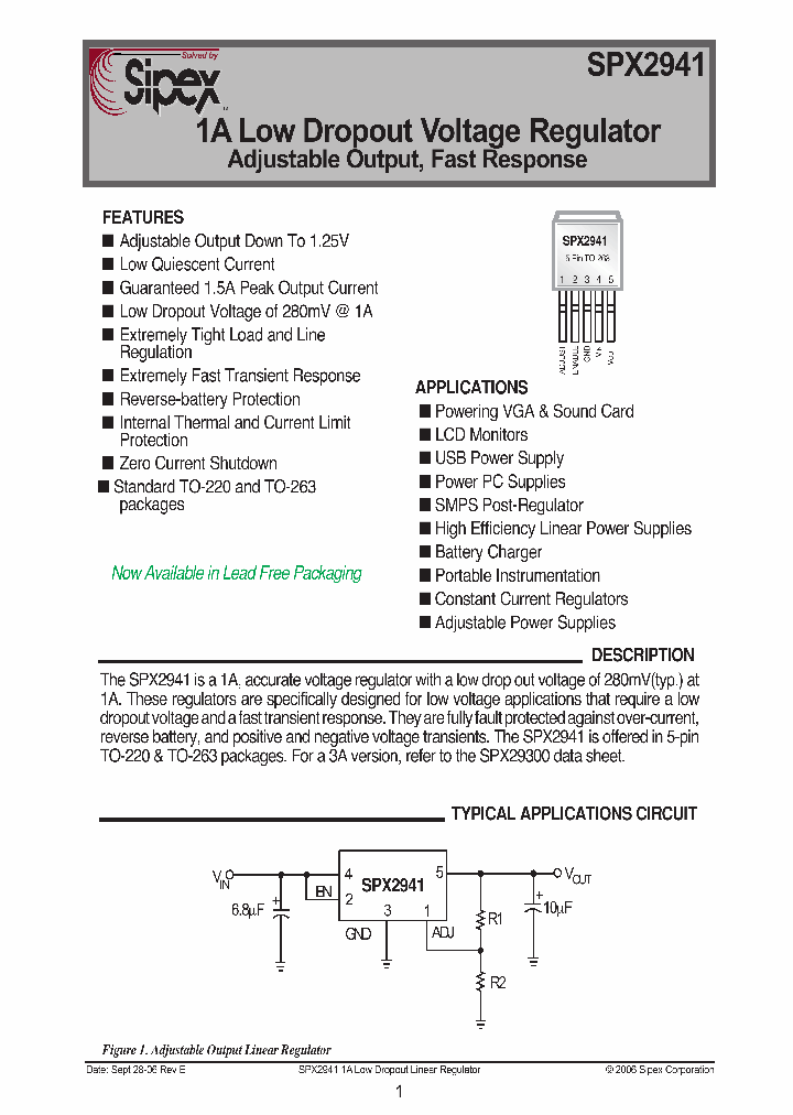 SPX2941T5TR_5413573.PDF Datasheet