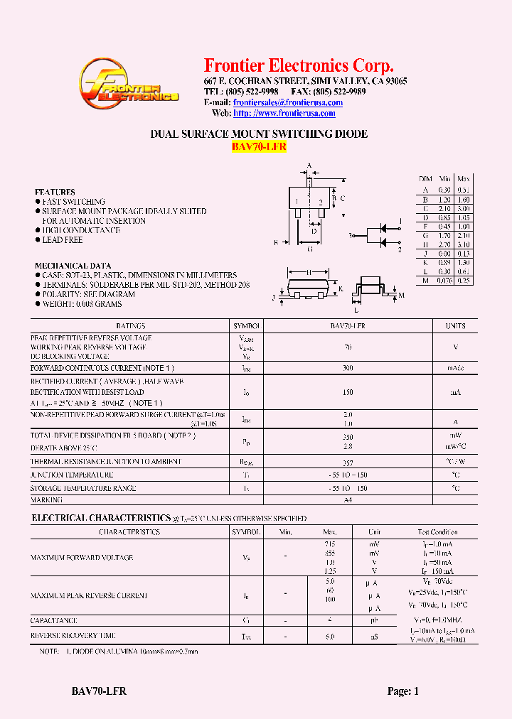 BAV70-LFR_5416025.PDF Datasheet