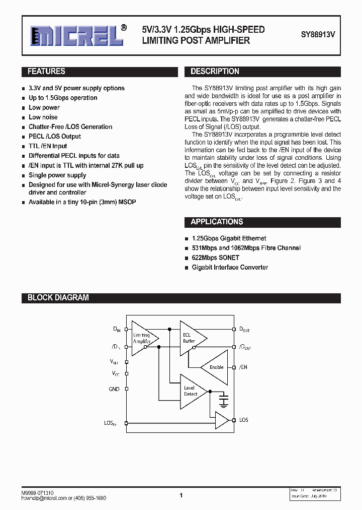 SY88913V10_5418789.PDF Datasheet