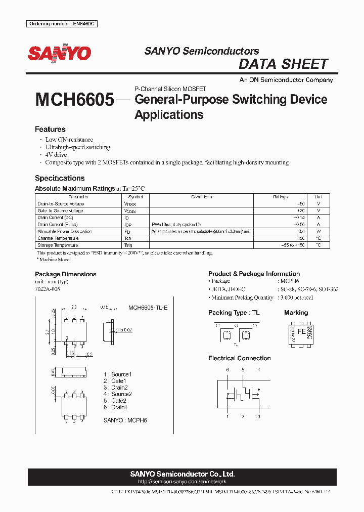 MCH6605-TL-E_5425169.PDF Datasheet