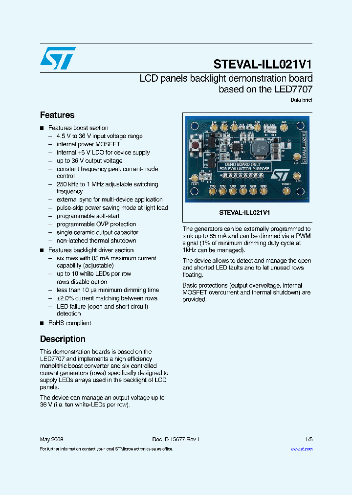 STEVAL-ILL021V1_5425721.PDF Datasheet