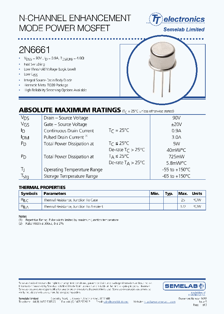 2N6661_5427533.PDF Datasheet