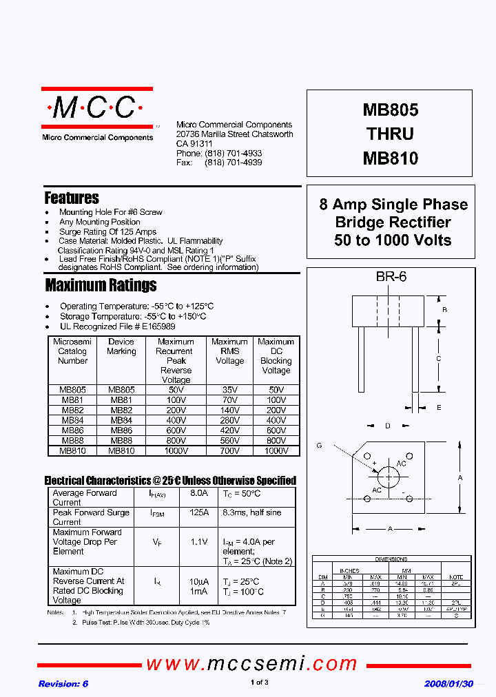 MB805_5434296.PDF Datasheet