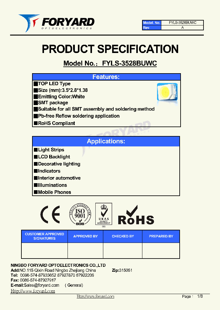 FYLS-3528BUWC_5436776.PDF Datasheet