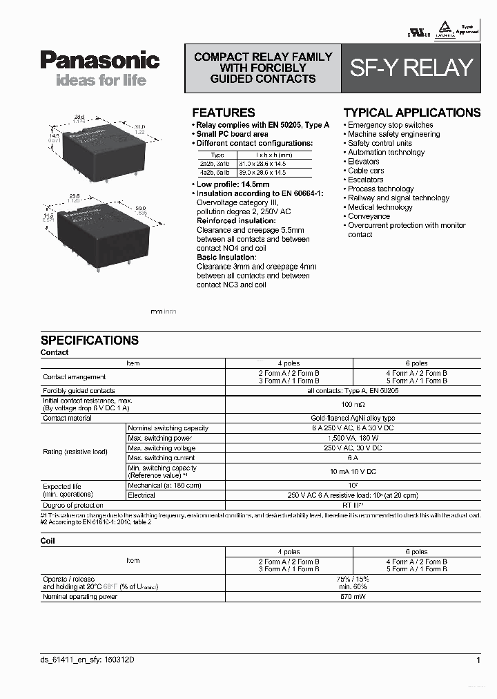 SFY2-DC12V_5442788.PDF Datasheet