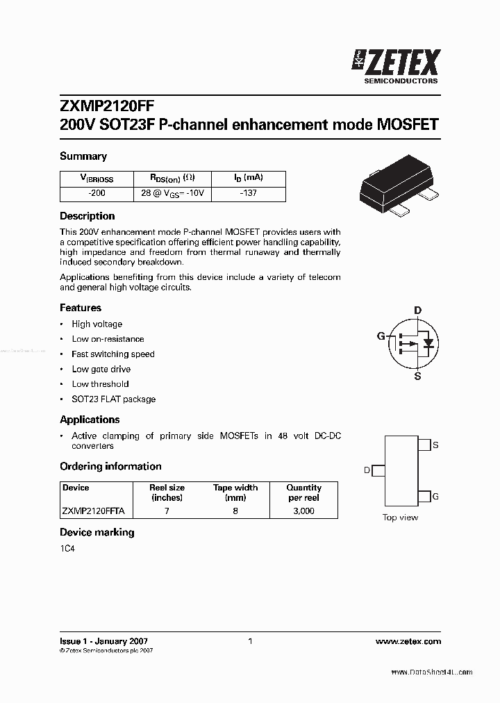 ZXMP2120FF_5457027.PDF Datasheet