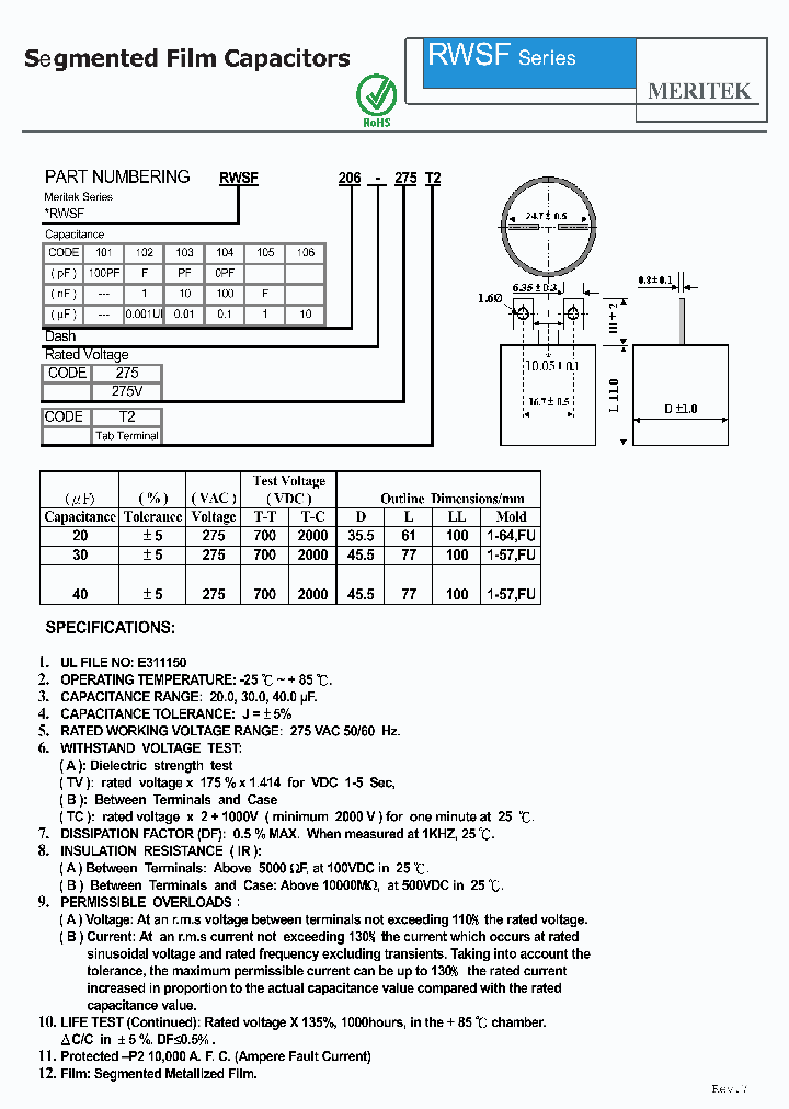 RWSF101-275T2_5459588.PDF Datasheet