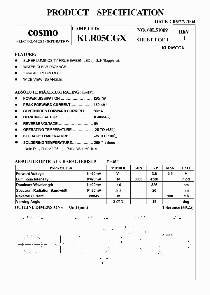 KLR05CGX_5468047.PDF Datasheet