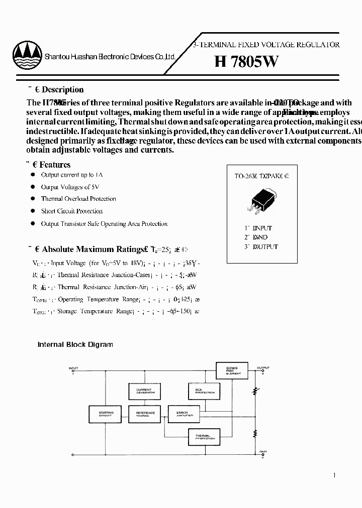 H7805W_5473895.PDF Datasheet