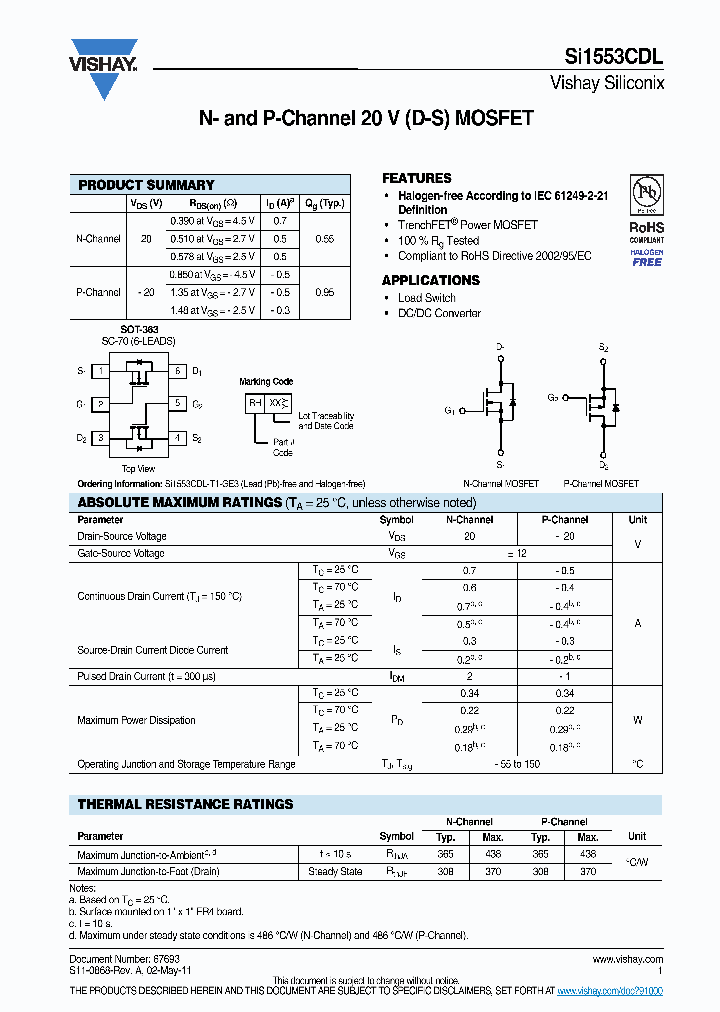 SI1553CDL_5478248.PDF Datasheet