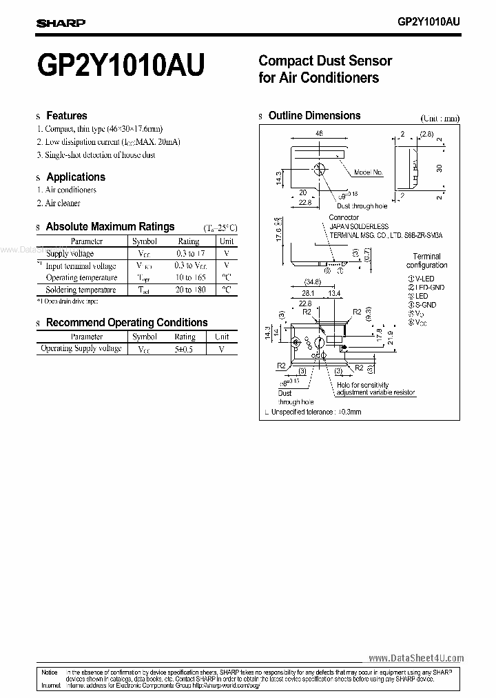 GP2Y1010AU_5479418.PDF Datasheet