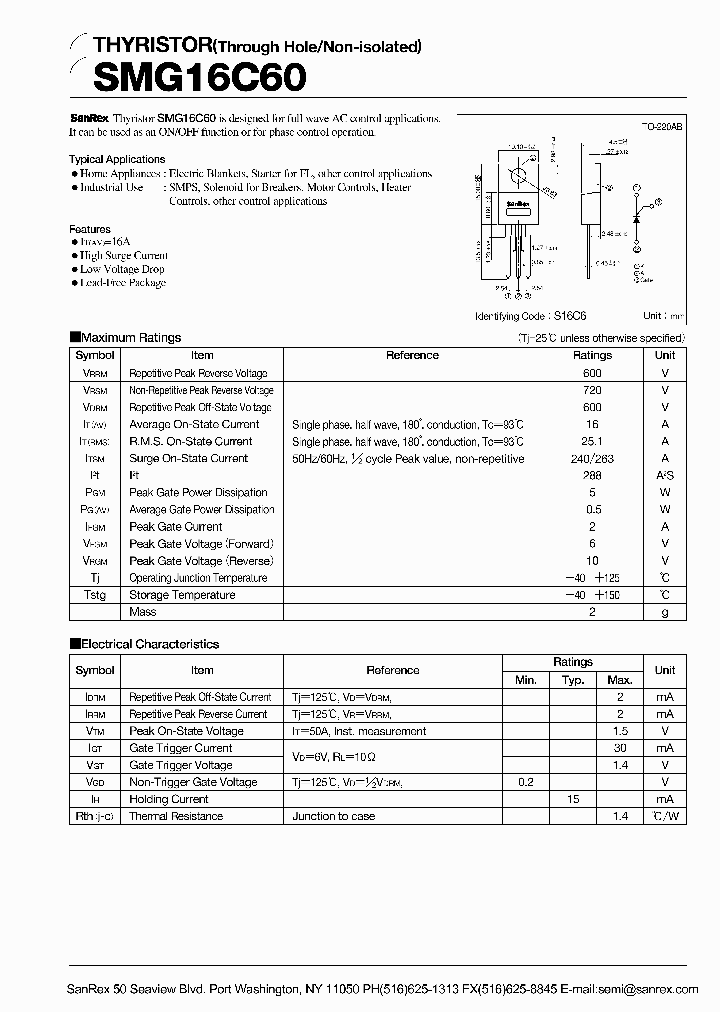 SMG16C60_5479954.PDF Datasheet