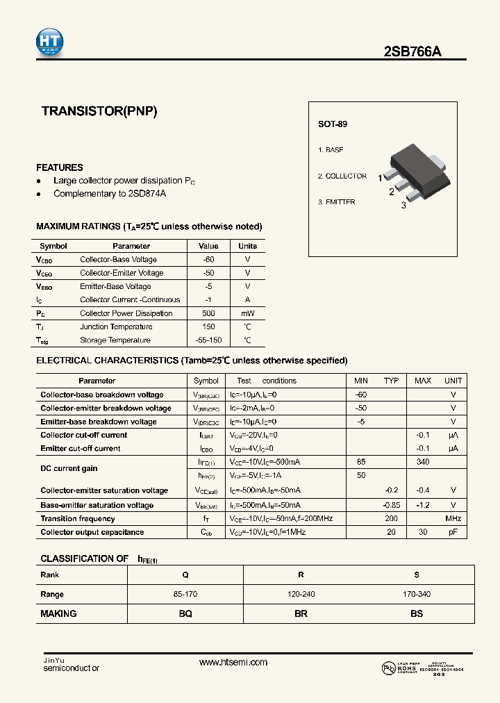 2SB766A_5495730.PDF Datasheet