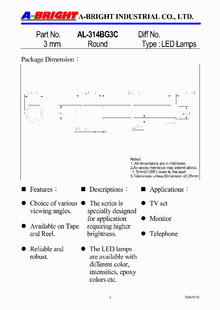 AL-314BG3C_5495813.PDF Datasheet