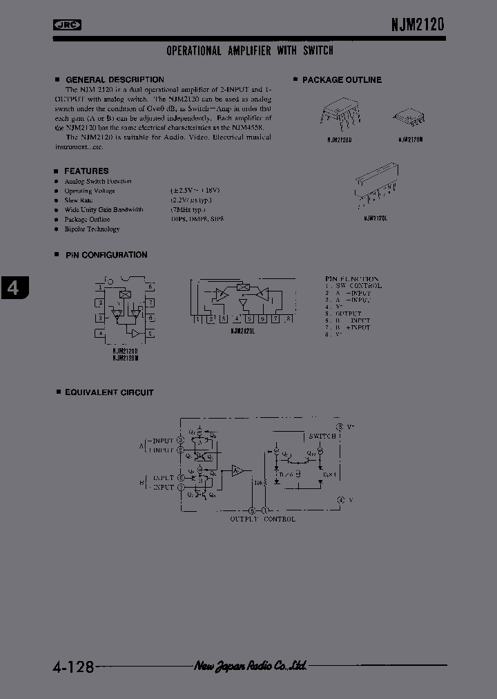 NJM2120_5501555.PDF Datasheet