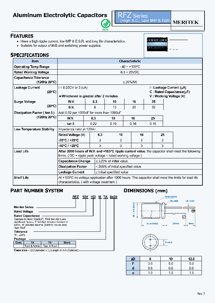 RFZ10V152MTA8X20_5506535.PDF Datasheet