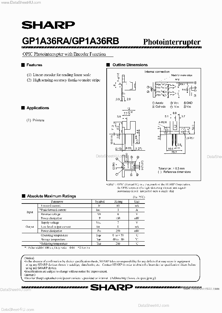 GP1A36RA_5509763.PDF Datasheet